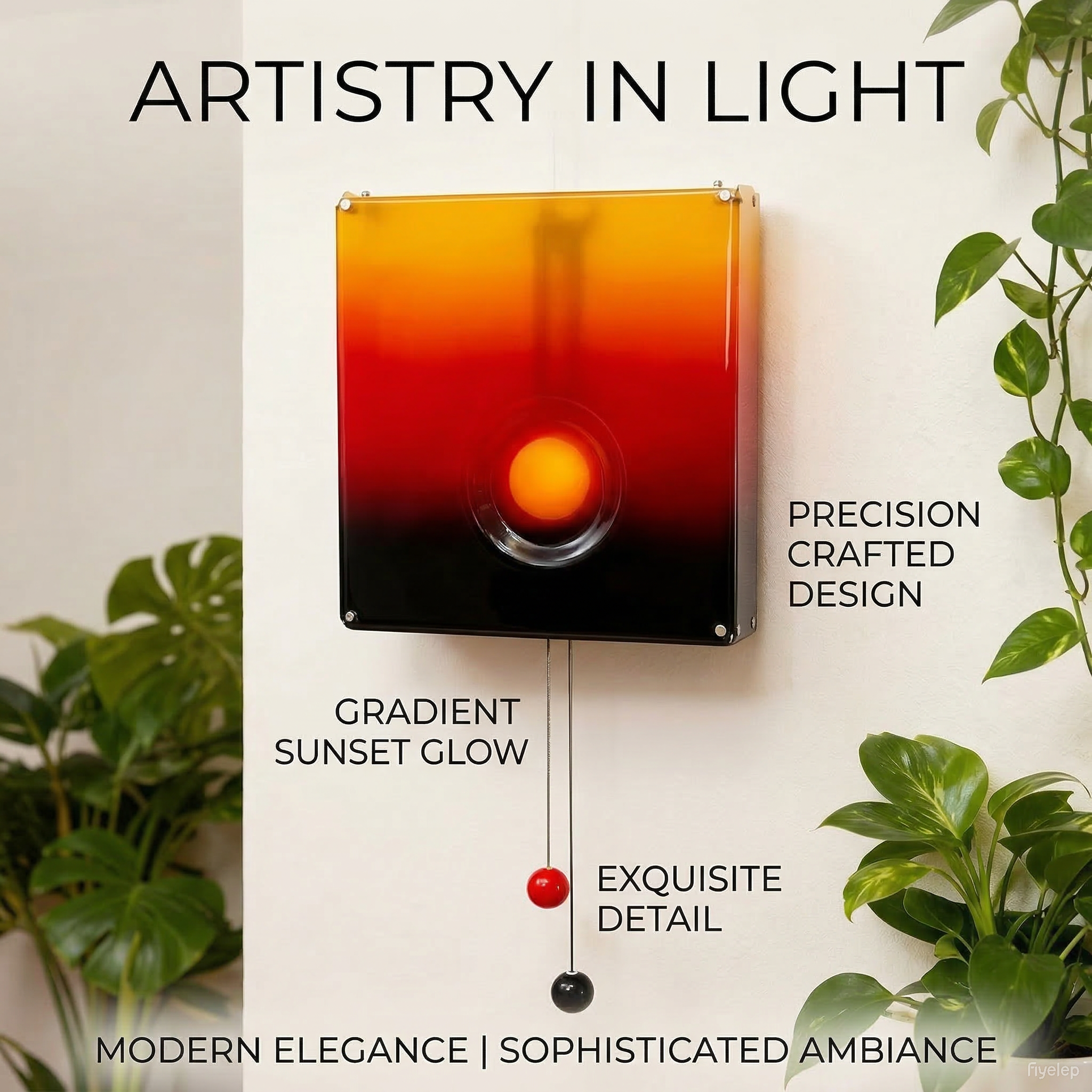 Minority™ Horizon | Interactive Wall-Mounted Sunset Art Lamp